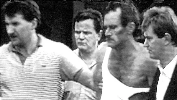 Cox arrest after failed holdup — Great Bookie Robbery, Melbourne 1976 crime gangs